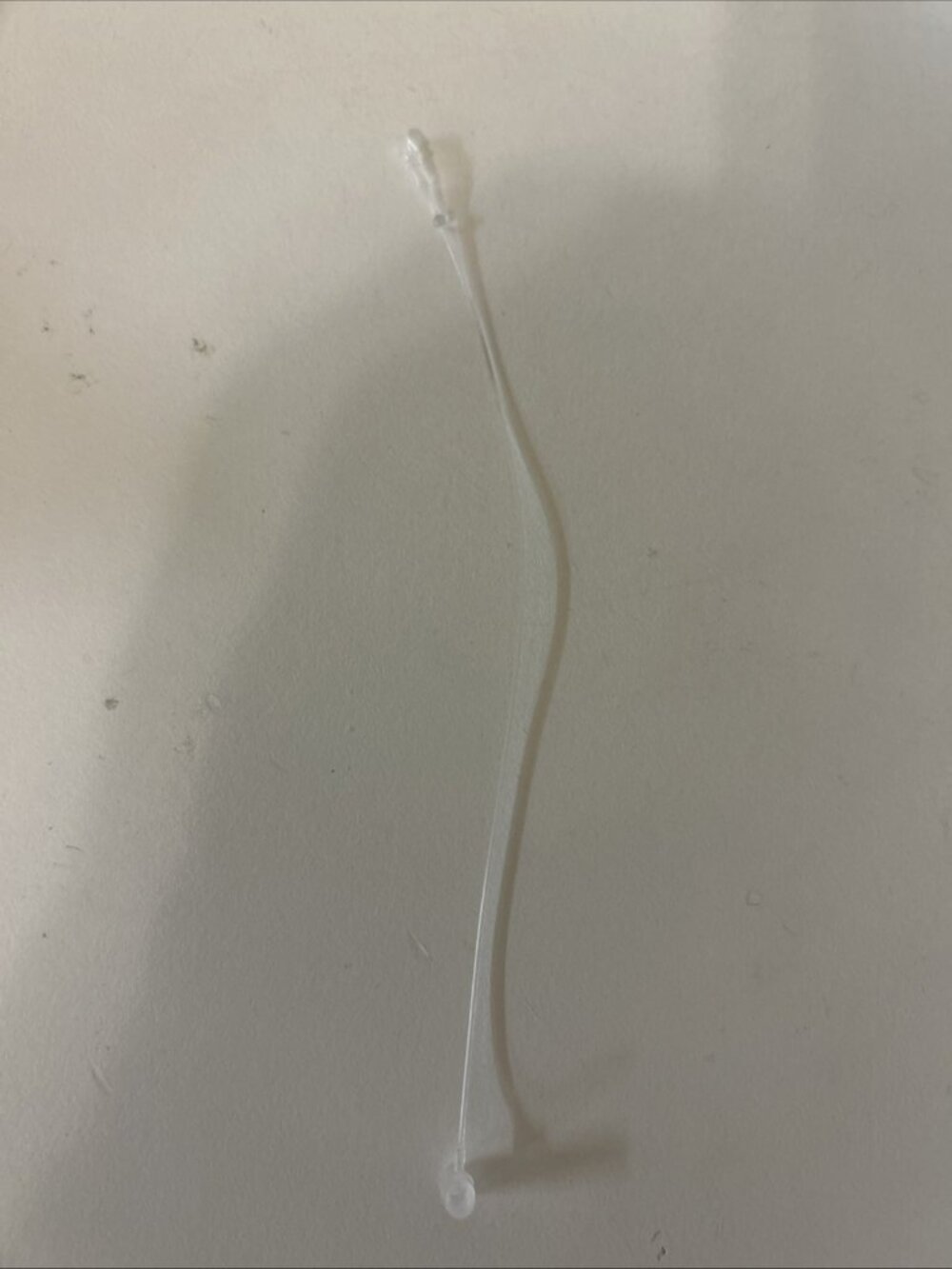 clear plastic snap-lock fastener
